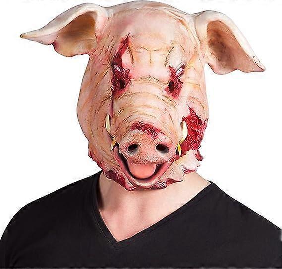 Bloody Pig Latex Head Mask