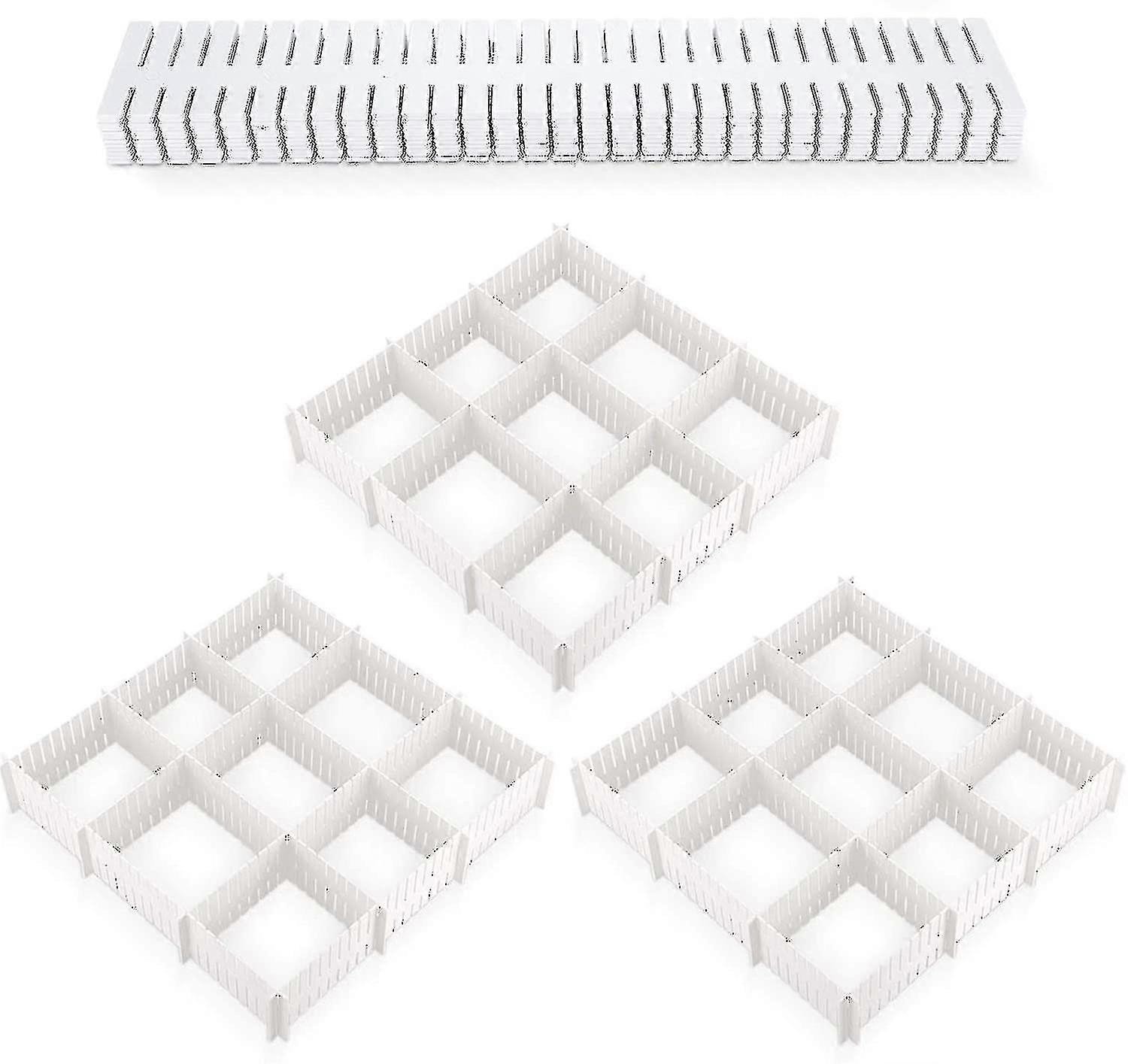 Pack Of 28 Adjustable Drawer Dividers