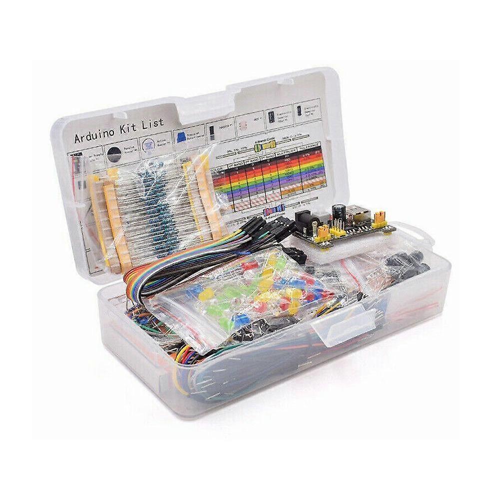 DIY Project Starter Electronic DIY Kit With 830 Tie-points Breadboard for Arduino R3 Electronic Components Set With Box