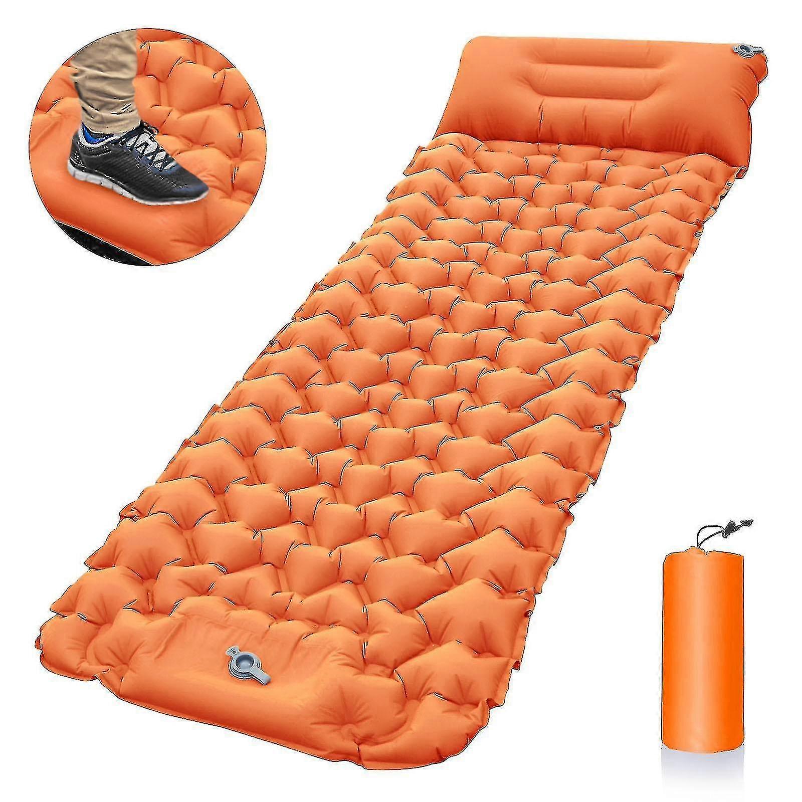 Cam Slee Pad Inflatable Ress Portable Travel Mat Folding Bed