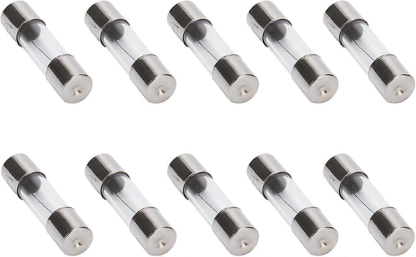10 ks F5AL Rychlozapalovací pojistka 5A 250V skleněná pojistka 5 x 20 mm (5amp) (F5A) (F5A)