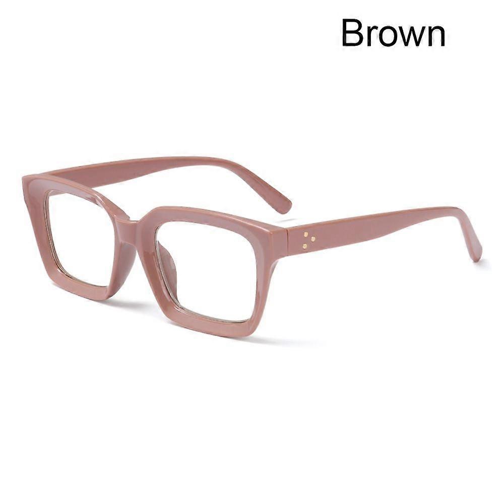 1Pc Oversized Square Frame Reading Glasses Men Women Fashion Ultra Light