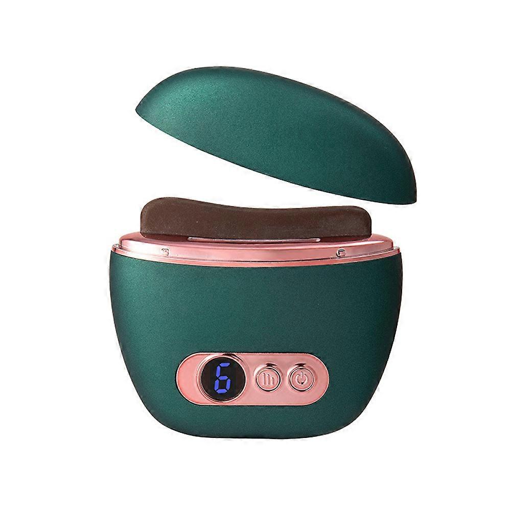 Rechargeable Electric Gua Sha Facial Lifting and Cleansing Device - Gemstone Scraping Massage Tool