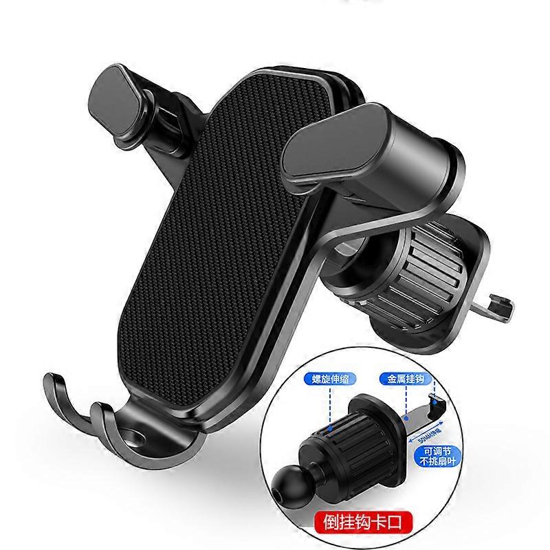 Car Phone Holder Hook Interior Air Vent Clip Mount Universal Mobile Support For Car Interior Bracket Car Mobile Phone Rack