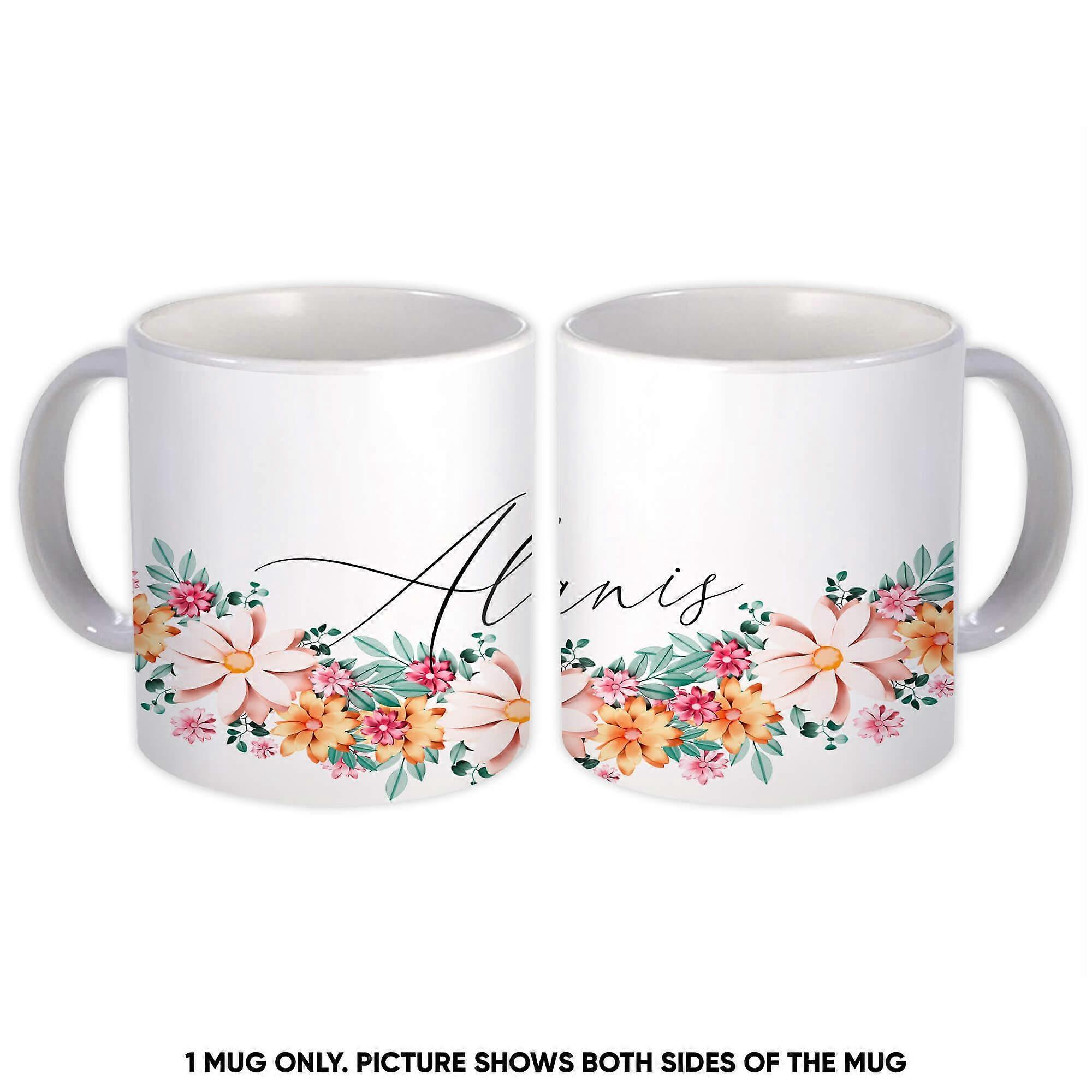 Caneca de presente: Boho Flowers Floral