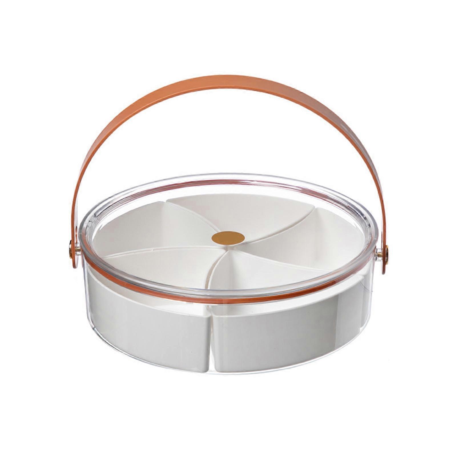 Storage Box Large Capacity Multi-compartments Plastic Transparent Creative Candy Snack Organizer Box for Home