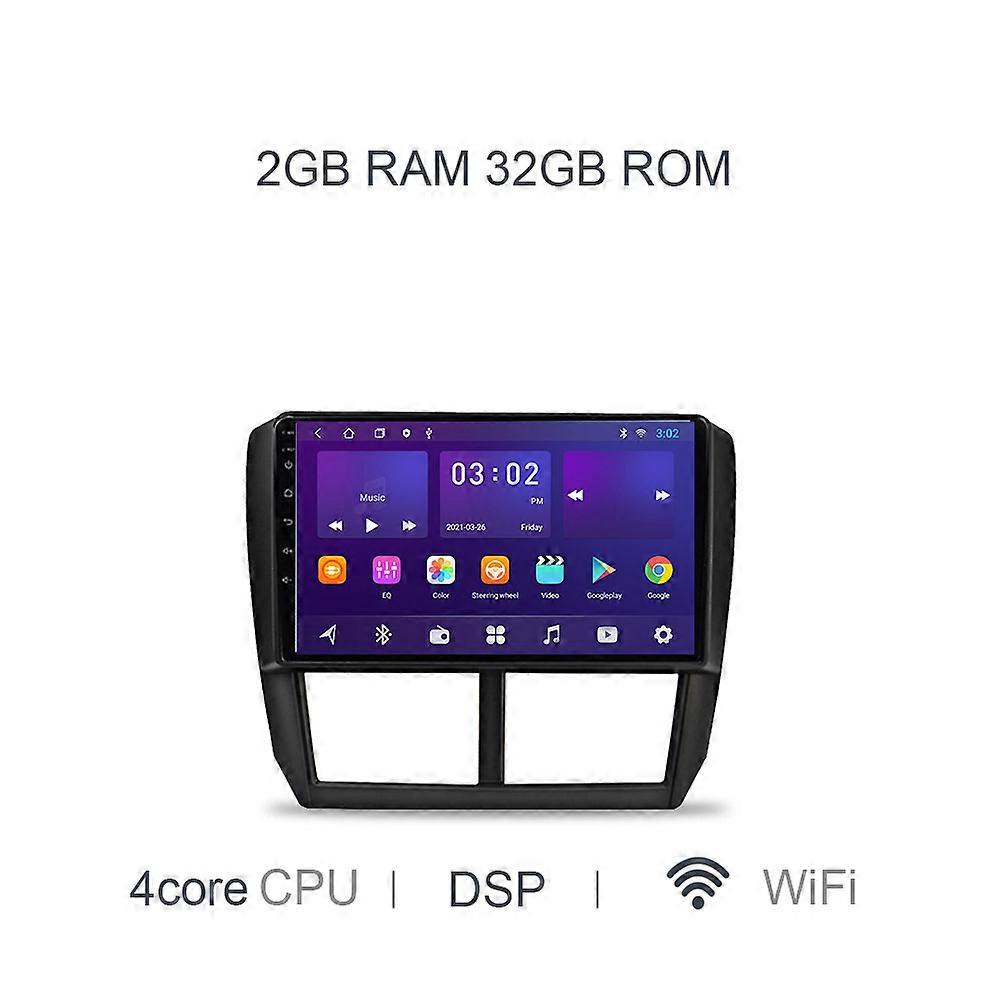 720P IPS Carplay 6G+128Gb DSP Android 11.0 Car Multimedia Player For Subaru Forester 3 SH 2007 -2014 Navigation GPS 4G autoradio