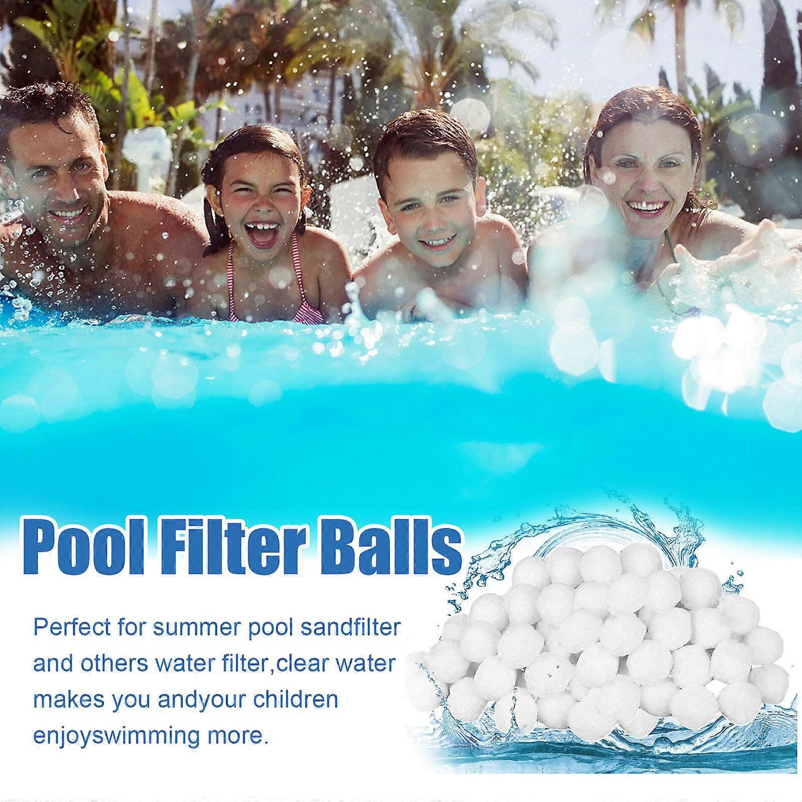 thumbnail image 2 of Sand Pool Filter Naisidas 1.54lbs Pool Filter Balls For Sand Filter, Pool Filter Media Balls For Above Ground Pool Reusable Eco-Friendly Sand Filter Balls Instead Of Sand(Equals 50 Lbs Pool Filter Sand 2 of 14