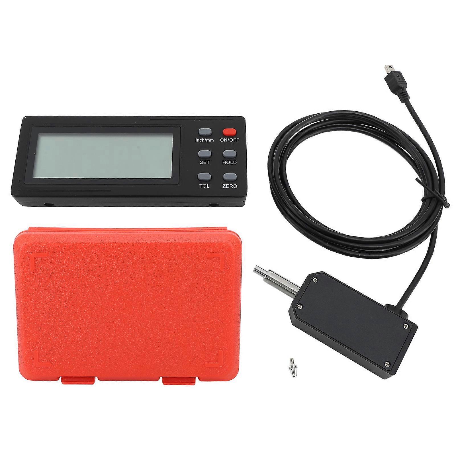 Micrometer, High Accuracy Digital Display 0.0005in 0.01mm Resolution Dial Indicator for Engineering Manufacturing