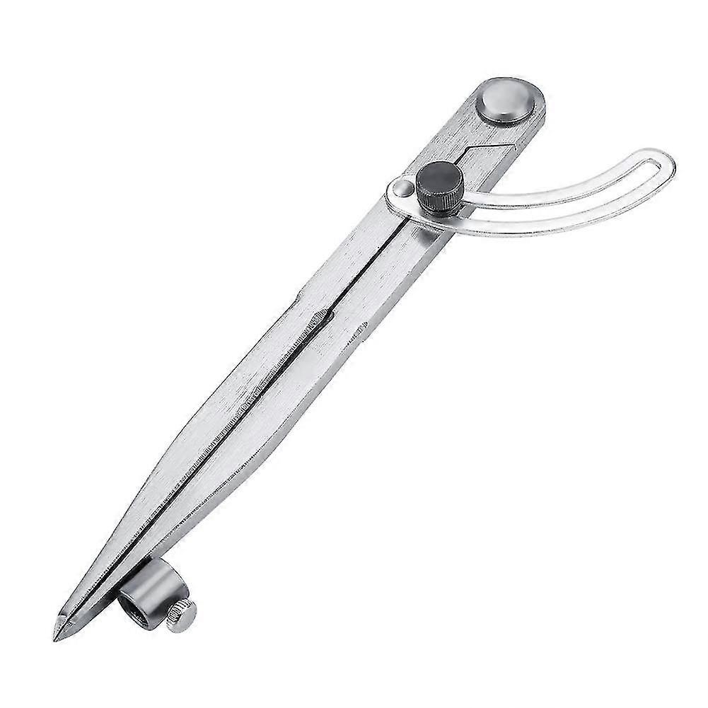 200mm Wing Leather Compass, Wing Leather Divider Rotating Tool Spacing Compasses Edge Area