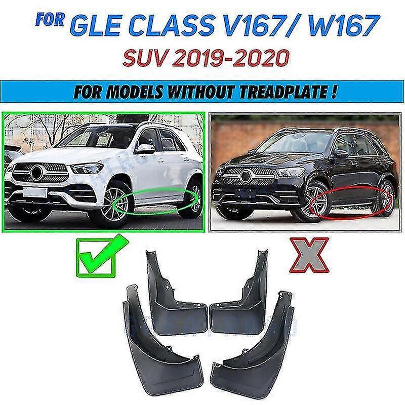 Set Mud Flaps For Mercedes Benz Gle Class W167 V167 2019 2020 Mudflaps Splash Guards Front Rear Mudguards