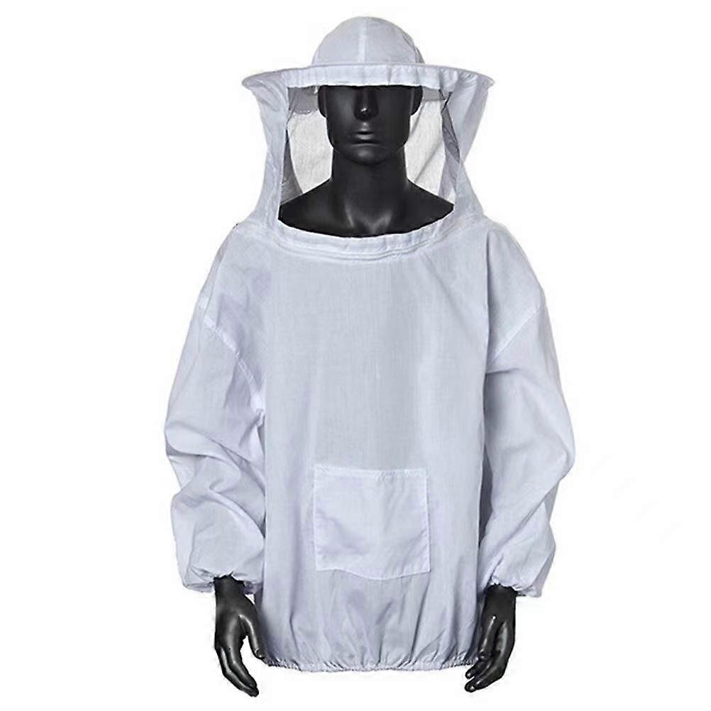 Beekeeper Jacket With Hood Professional Protection Hat Prevent Bees Tops