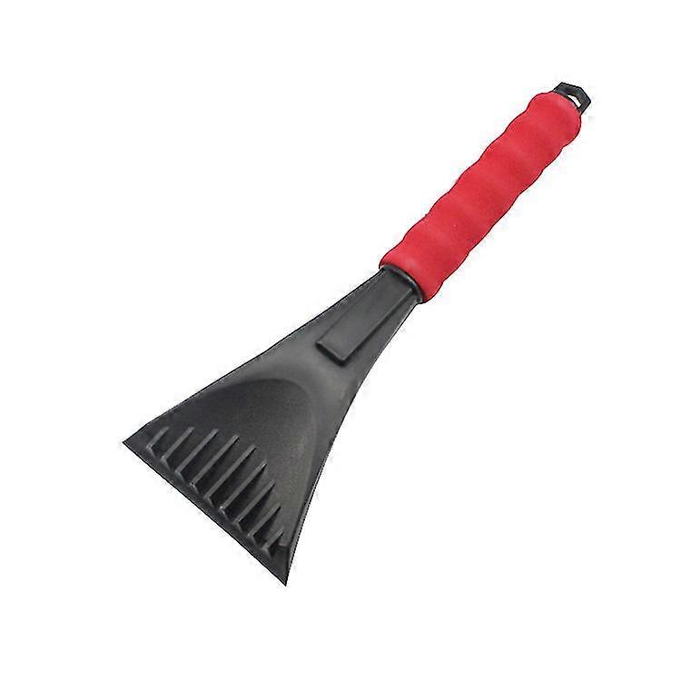 Cars Ice Scraper Car Windshield Plastic Snow Frost Ice Removal Tool With Foam Handle For Cars Trucks Window (1pc, Red)