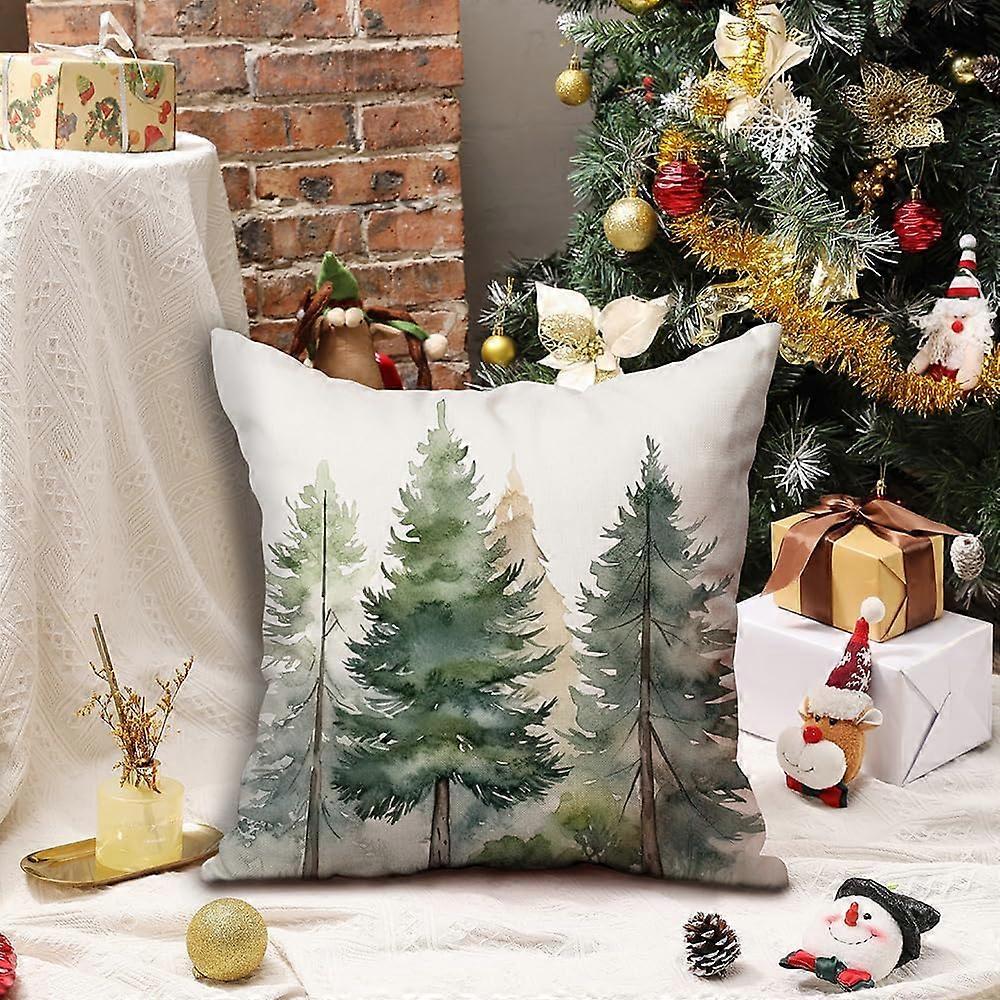 Christmas Tree Holiday Pillow Covers 20x20 Christmas Pillow Covers