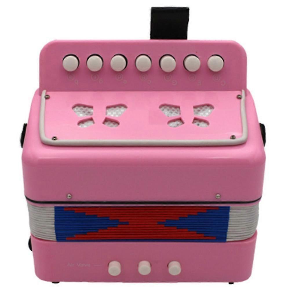 7 Keys Accordion, Accordionsuitablesuitable for Kids, Solo and Ensemble, Musical Instrumentsuitablesuitable for Home and Classroom
