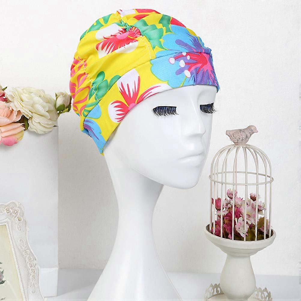 WINOMO Swim Hat Charming Portable Three-dimensional Pearls Vacation Accessories