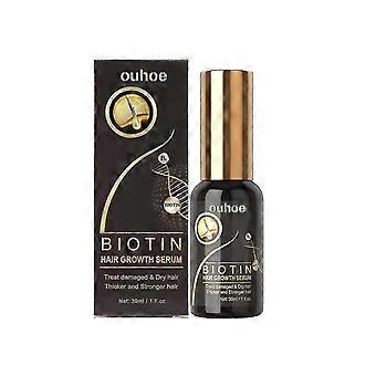 OUHOE biotine essence cheveux denses hydrate racine de cheveux cheveux épais réparation cheveux durs f