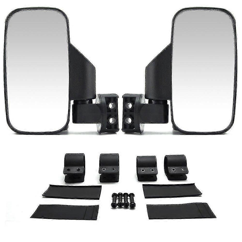 Utv-8 Side Mirrors Compatible With Polaris Rzr, Can Am, Yamaha Rhino, Honda Pioneer Boris