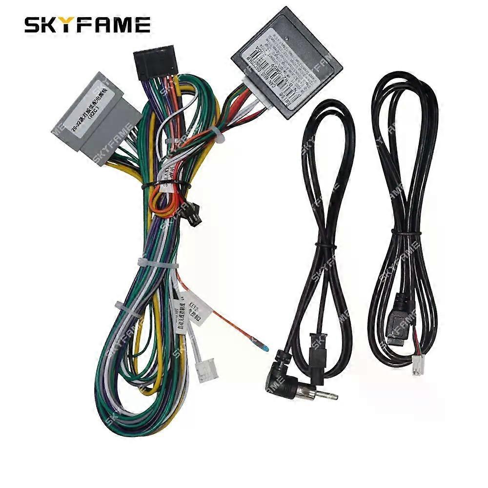 Si applica all'adattatore per cablaggio a 16 pin per auto Canbus Box Decode Android Radio Power Cabler per Buick Regal GS-RZ-09