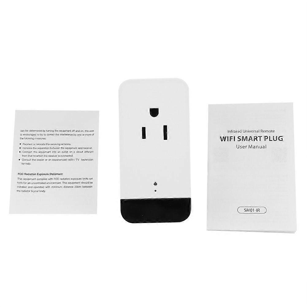 100-130V Wifi Mini Wireless Smart Power Socket Support Voice Remote APP Control US Plug