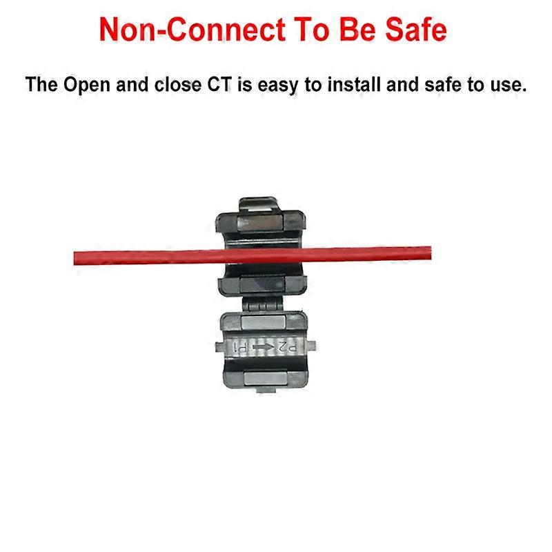 Tuya Smart ZigBee Energy Meter Din Rail with Clamp Current Transformer App Monitor Electricity Stat