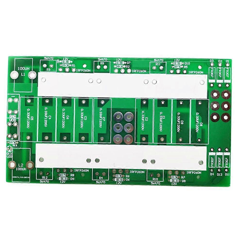 3000W 6 Tube ZVS High Frequency Induction Heating Board PCB Empty Board ZVS Induction Heating Machi