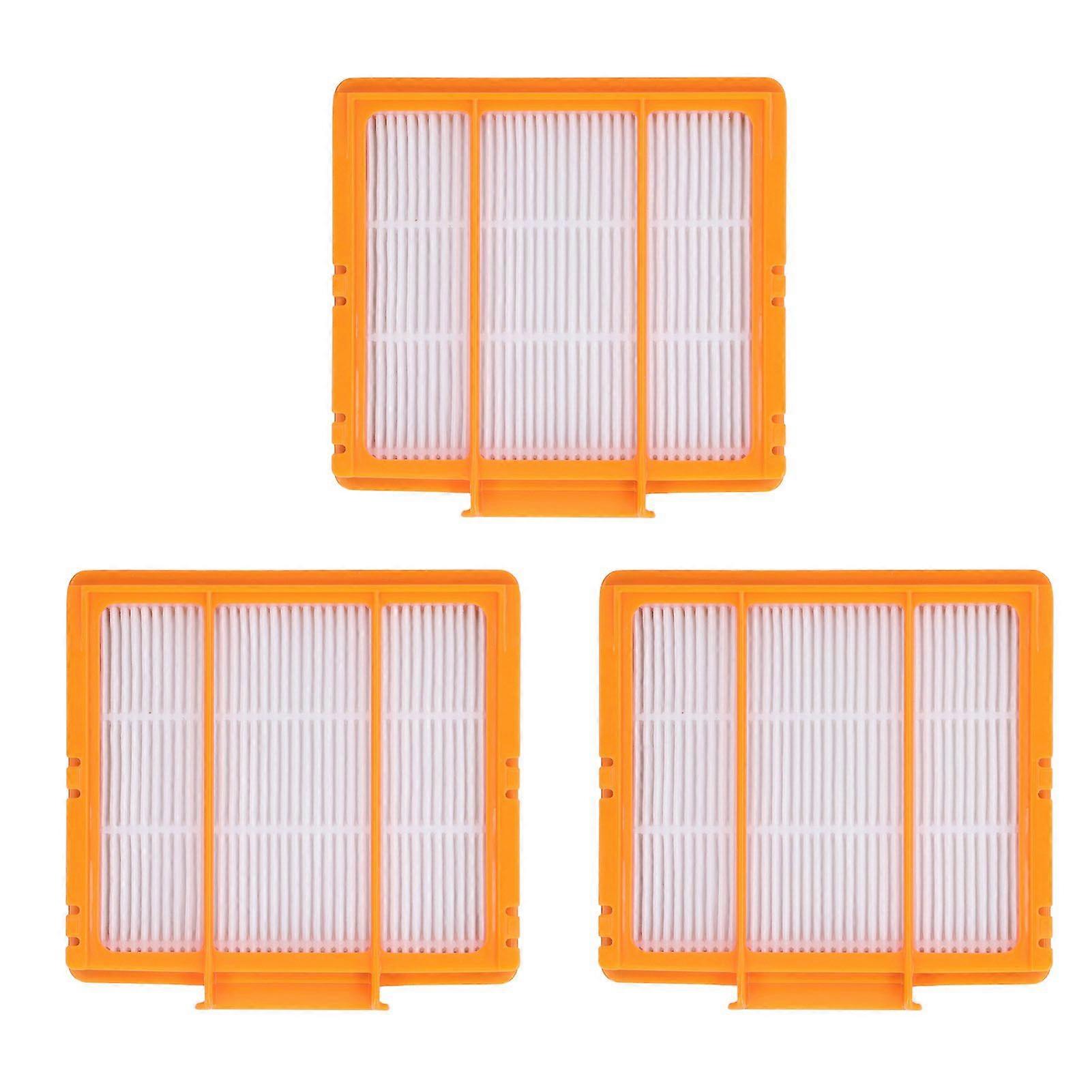 3PCS Sweeping Robot Accessories High Efficiency Particulate Air Filter Element for Shark AV2501AE Orange