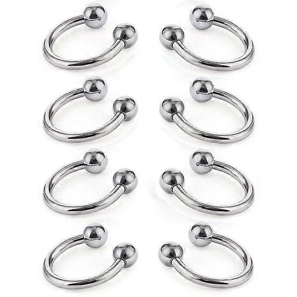 Nasal Septum Ring Horseshoe Ear Piercing [Silver]