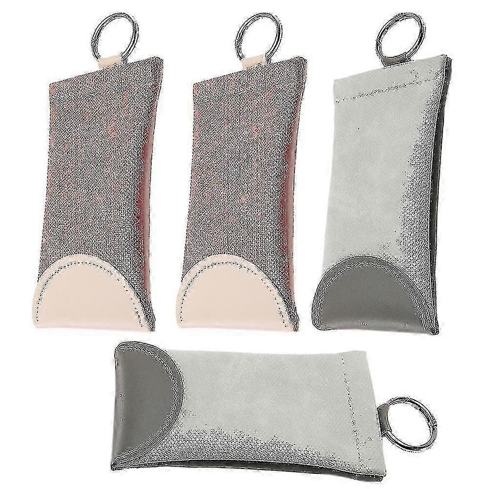 Leather Travel Sunglass Case Squeeze Eyeglass Case With Hanging Loop