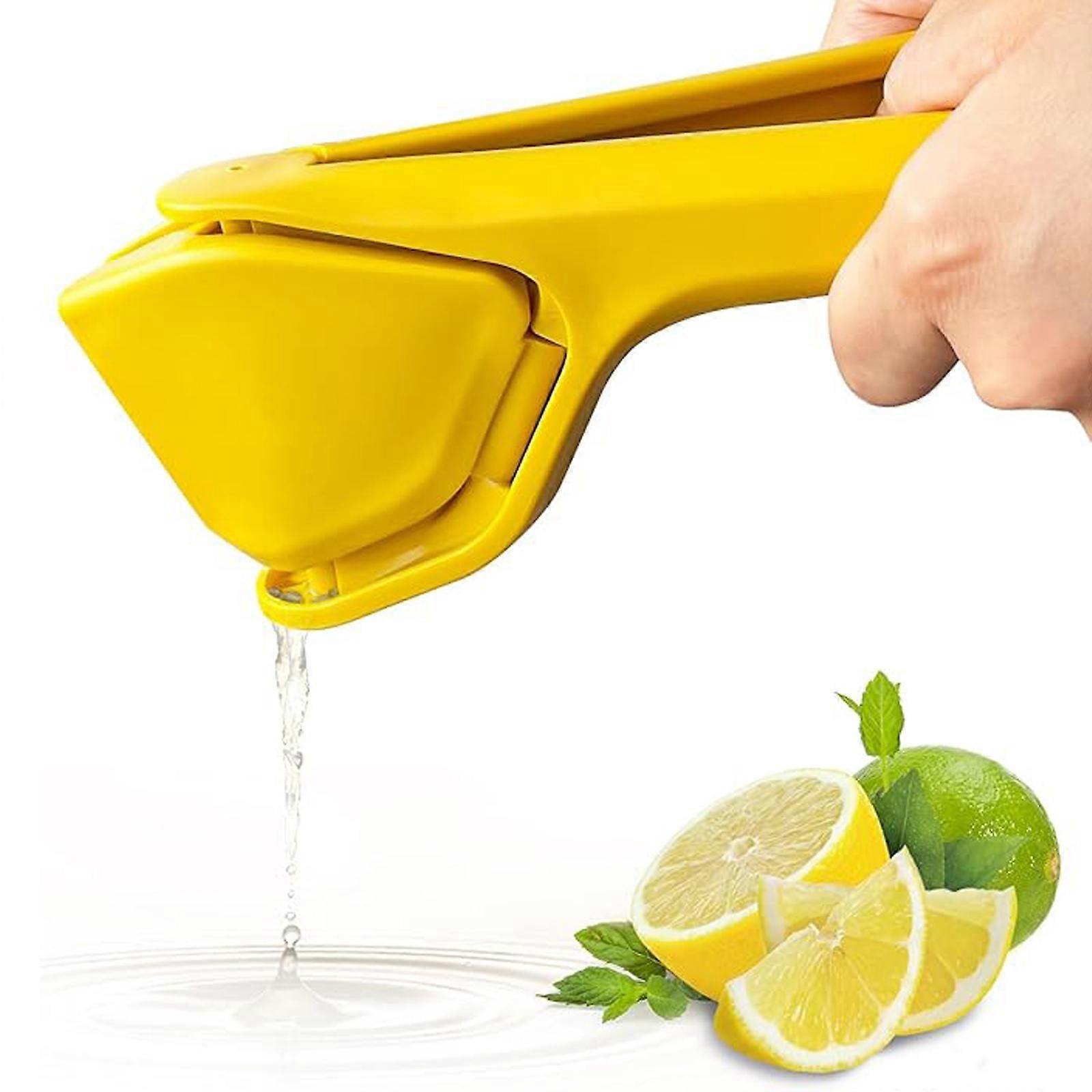 Easy Clean & Durable Yellow Manual Citrus Juicer