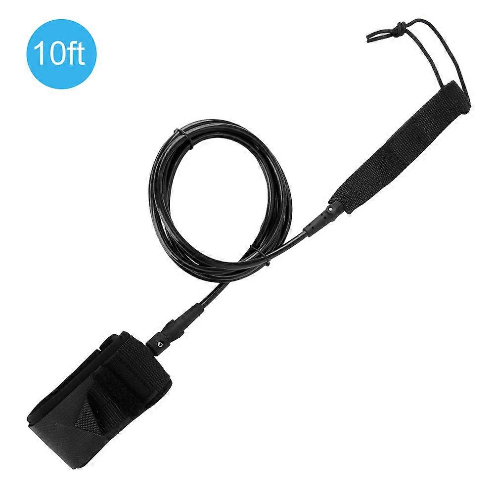 TPU الوقوف مجداف مضاد للضياع لوح التزلج الكاحل المقود الساق حبل ركوب الأمواج التبعي (10 قدم)