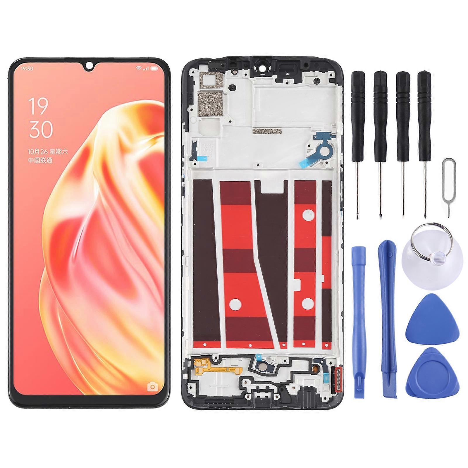 COMPATIBLE LCD Screen and Digitizer Full Assembly With Frame for OPPO A91 PCPM00 CPH2001 CPH2021