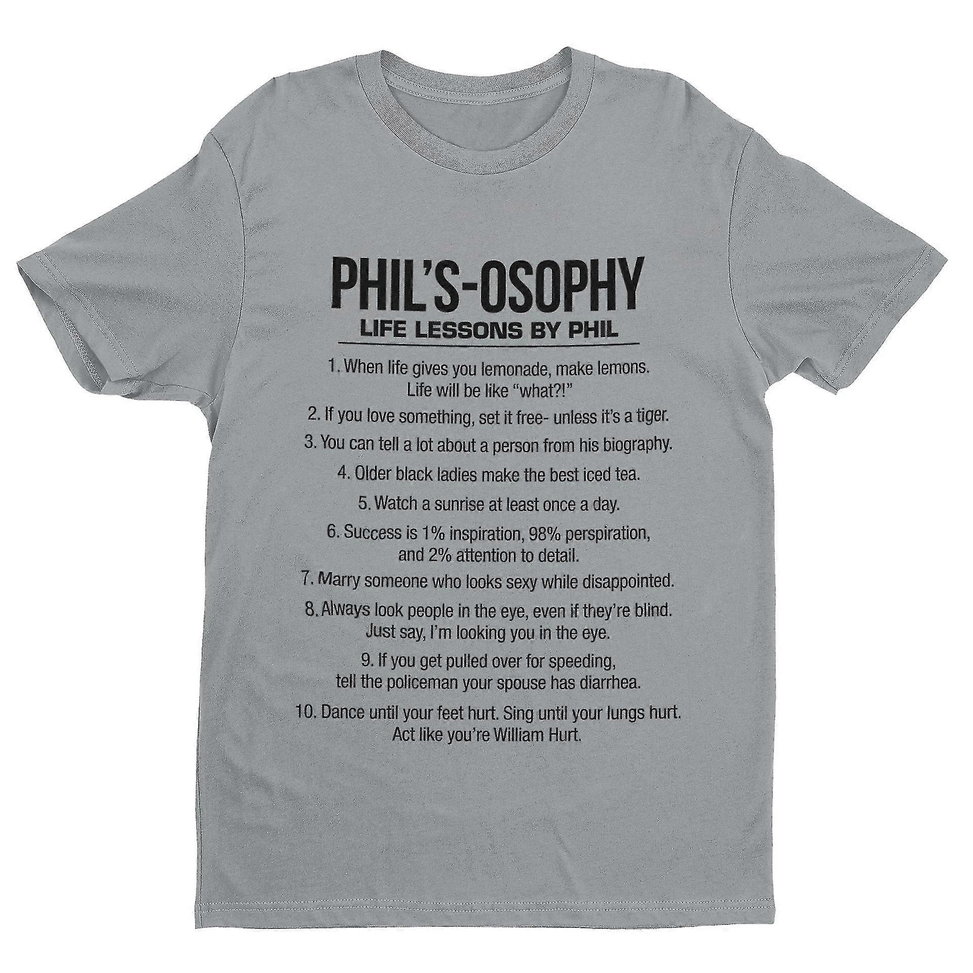 Phil's-osophy T-skjorte Dunphy Idea 2xl sølvmelert