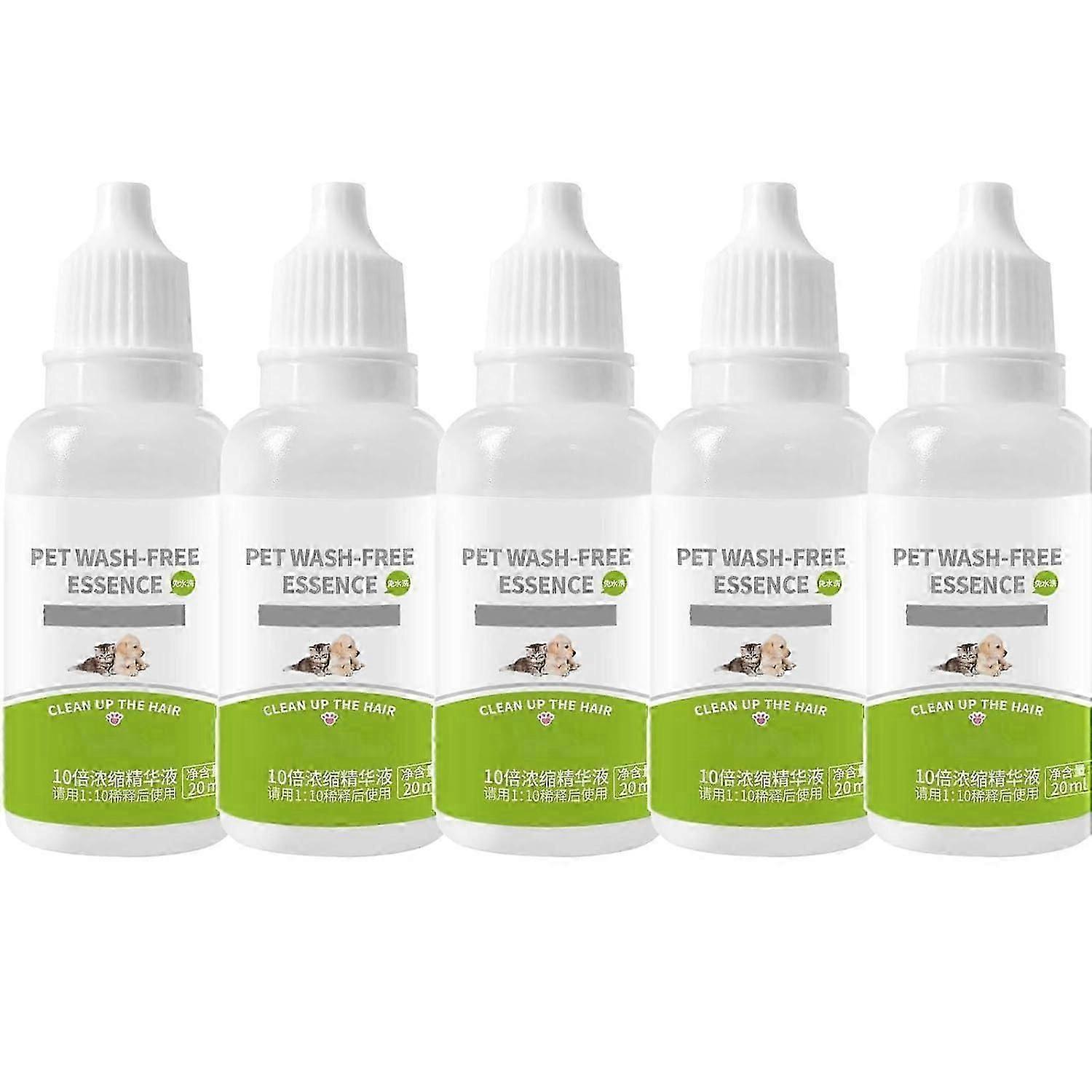 5 قطع خلاصة خالية من غسل الأليفة لفرشاة القطط المشبعة بالبخار ، خلاصة خالية من الغسيل لتنظيف والقطط