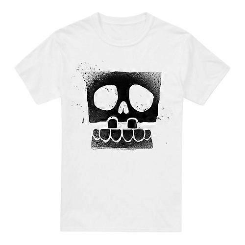 SpongeBob SquarePants Mens Skull Spray T-Shirt