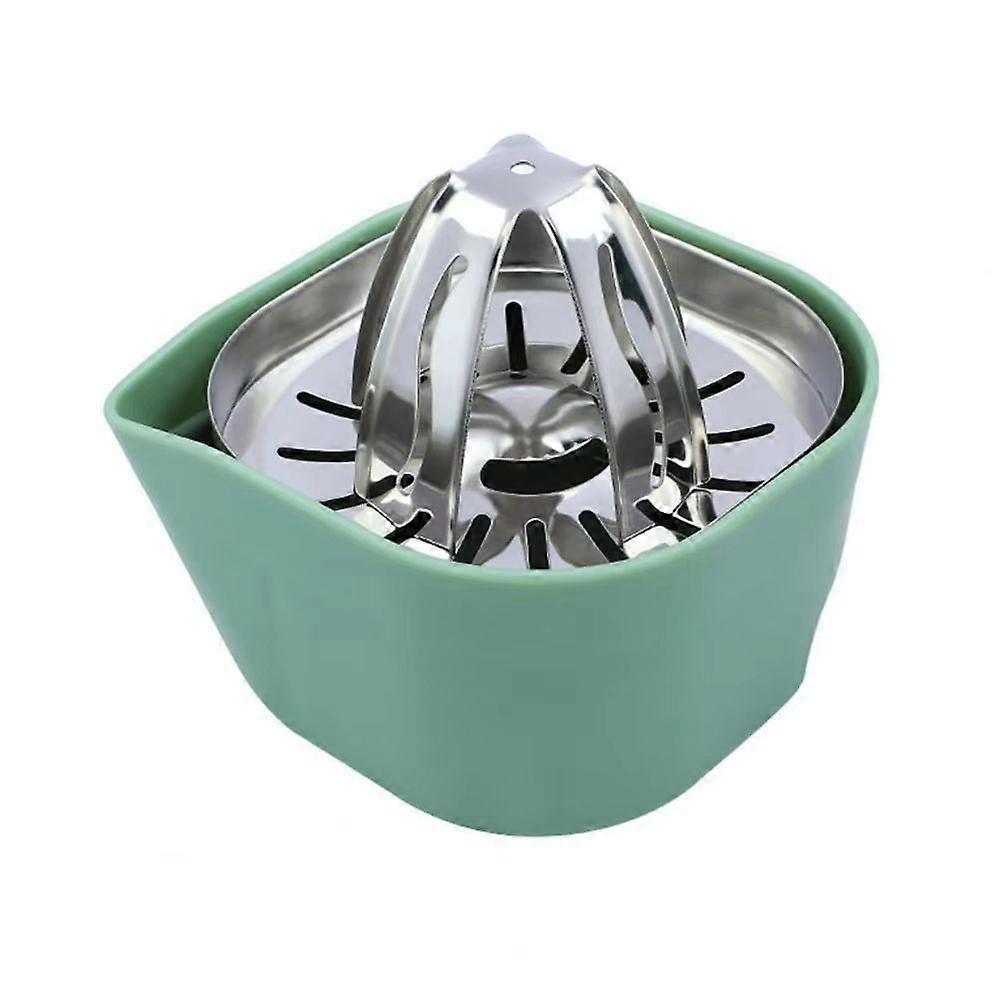 Stainless Steel Manual Juicer & Egg Separator - Multifunction Kitchen Tool for Fruit Pressing and E