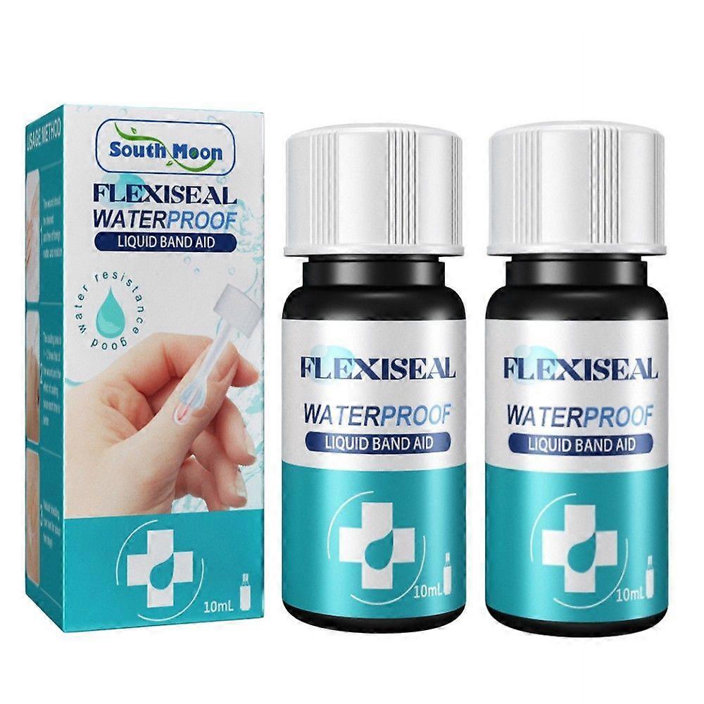 2X 10ML Körper Haut Kleber Medizinischer Klebstoff Flüssigkeit Pflaster