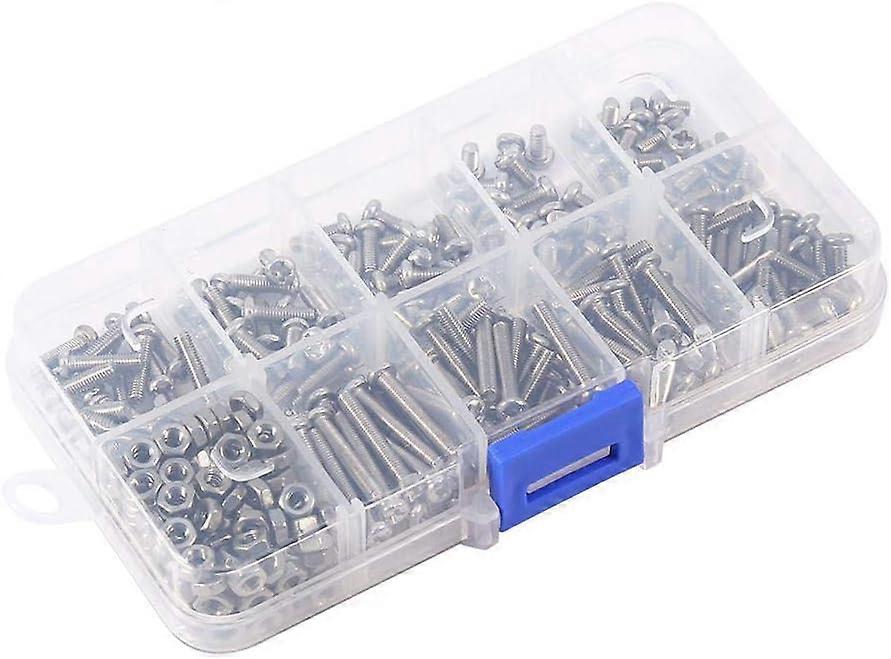 Machine Screws Set, Stainless Steel, Hex Socket Head Screws