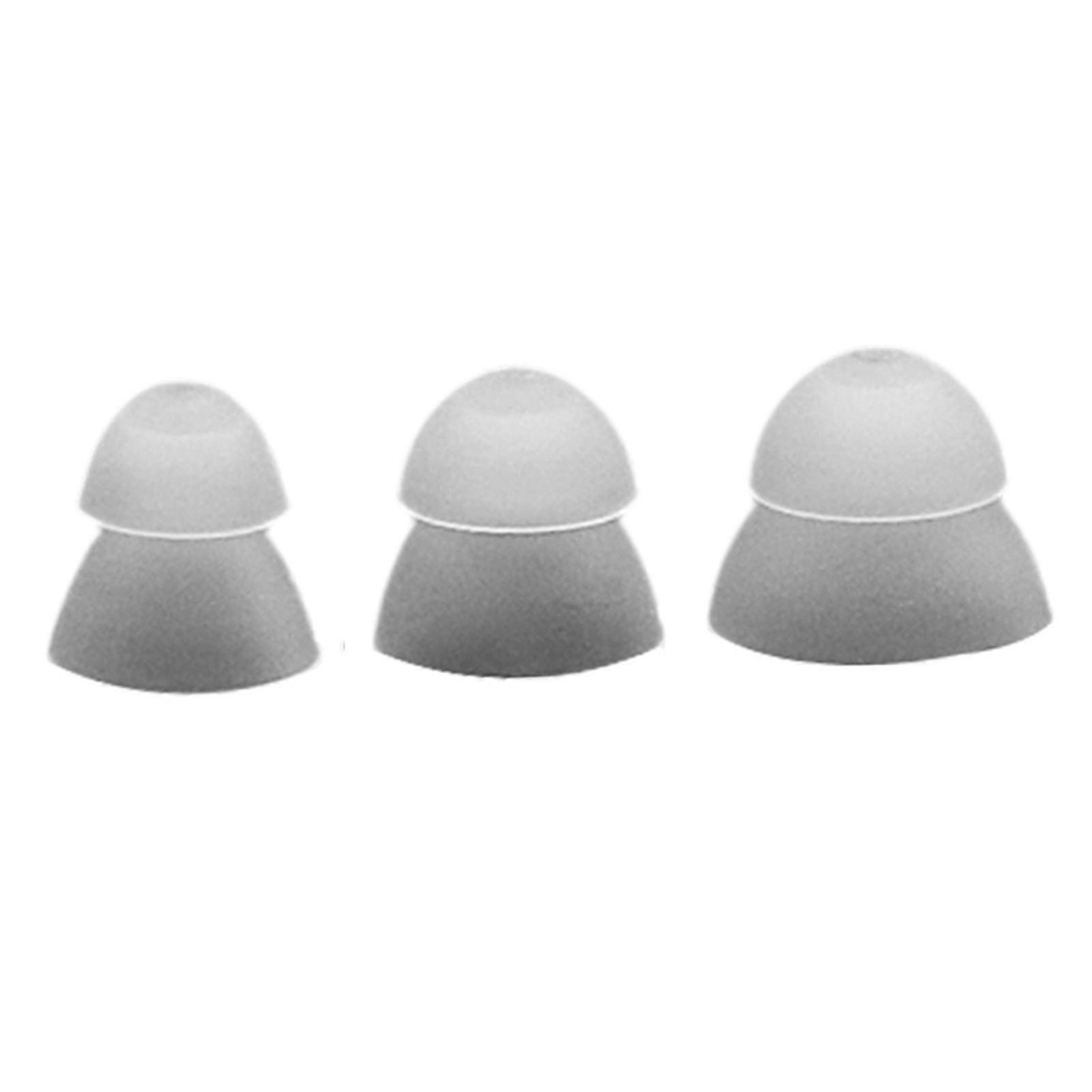 6Pcs Hearing Aid Ear Tips Soft Silicone Directly Replace Parts Earplug Domes
