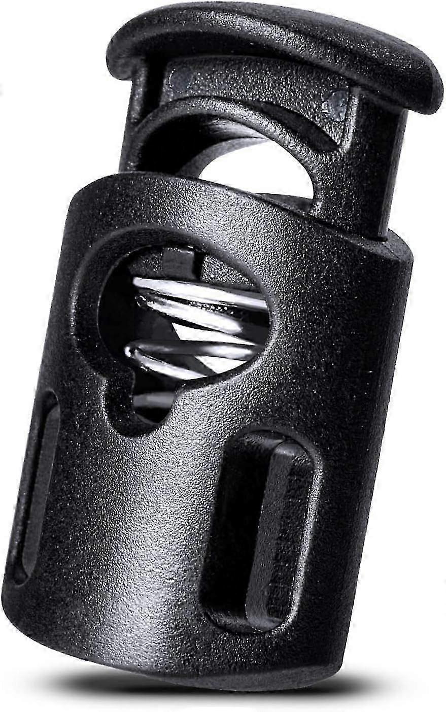 Plastic Cord Locks Single Hole Spring Toggle Stopper Cord Stops Fastener Toggles
