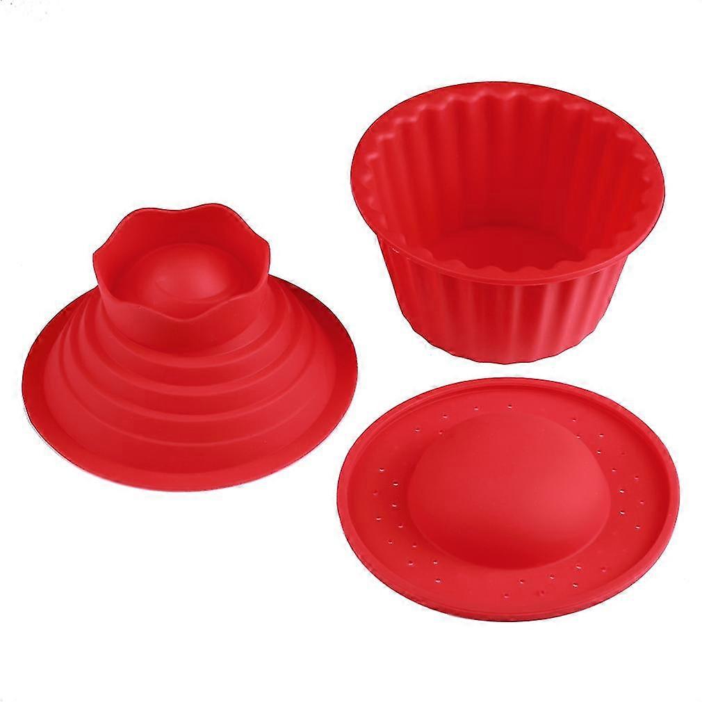 Grand moule à cupcakes en silicone pour muffins gâteaux, ustensiles de cuisson antiadhésifs avec libération facile, moule de cuisson allant au four