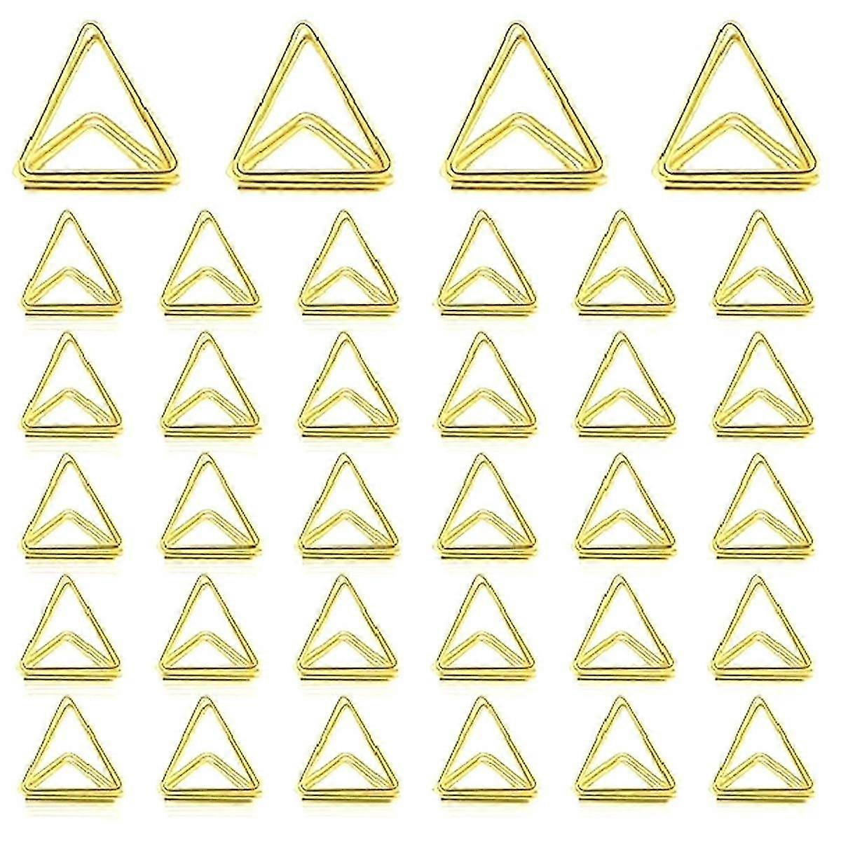 60 Pcs Geometric Wedding Table Number Place Card Holders with Photo Frame, Triangle Acrylic