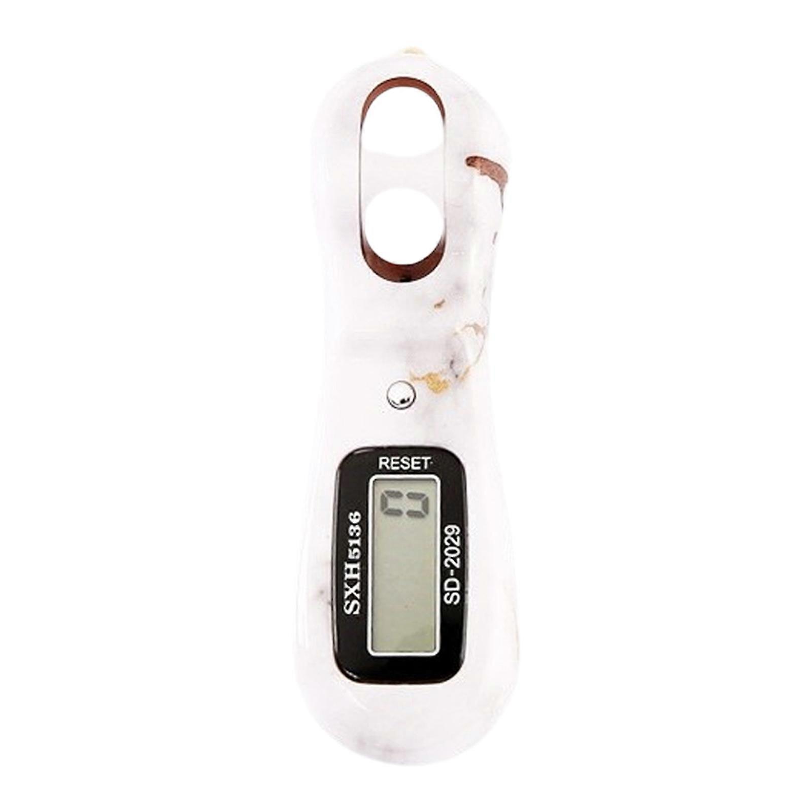 Large Screen Digital Electronic Hand Tally Finger Counter Prayer Device for Meditations Relaxation Relieve Tension Reset White