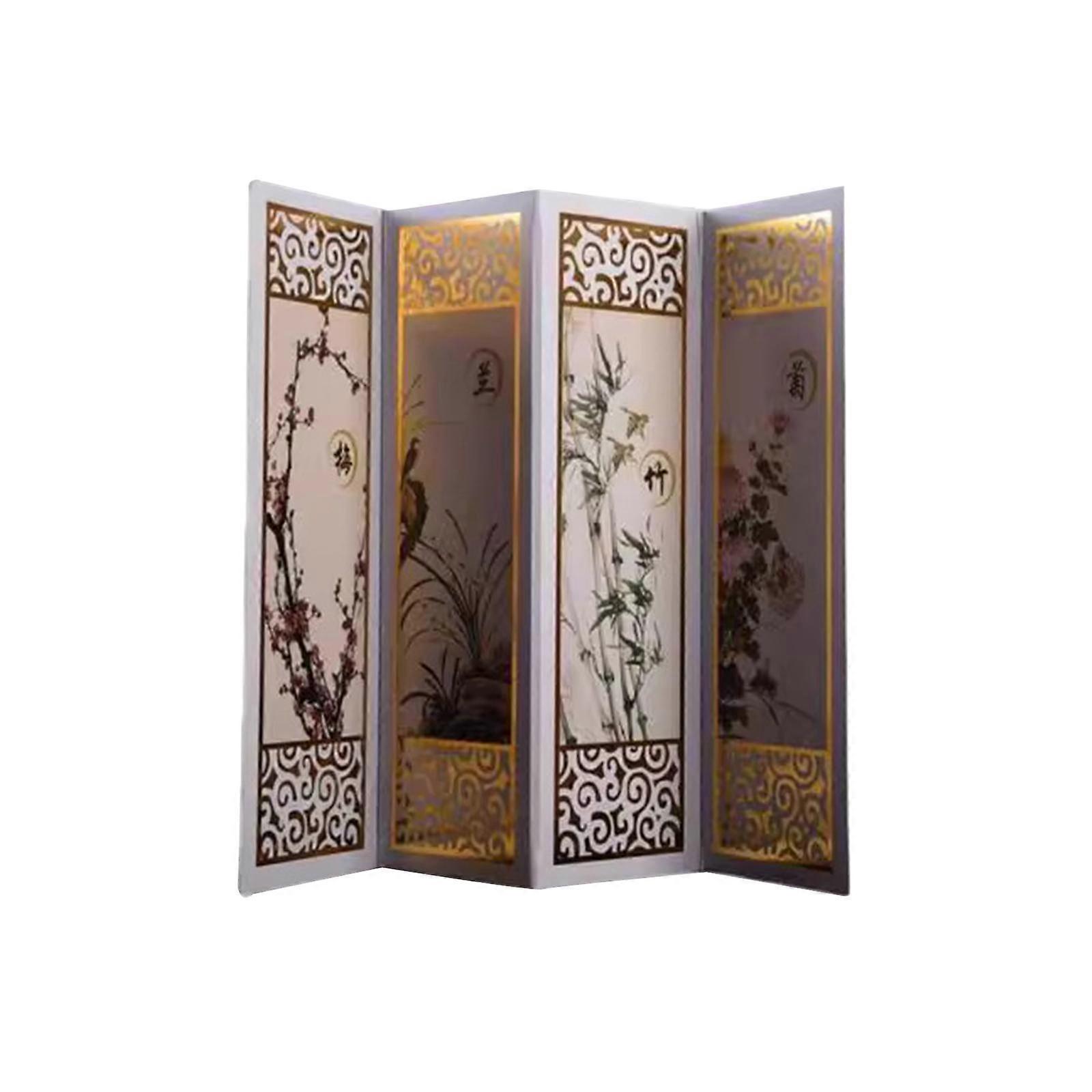 1/6 Simulation Folding Screen Room Separation Screen for 12'' Action Figure