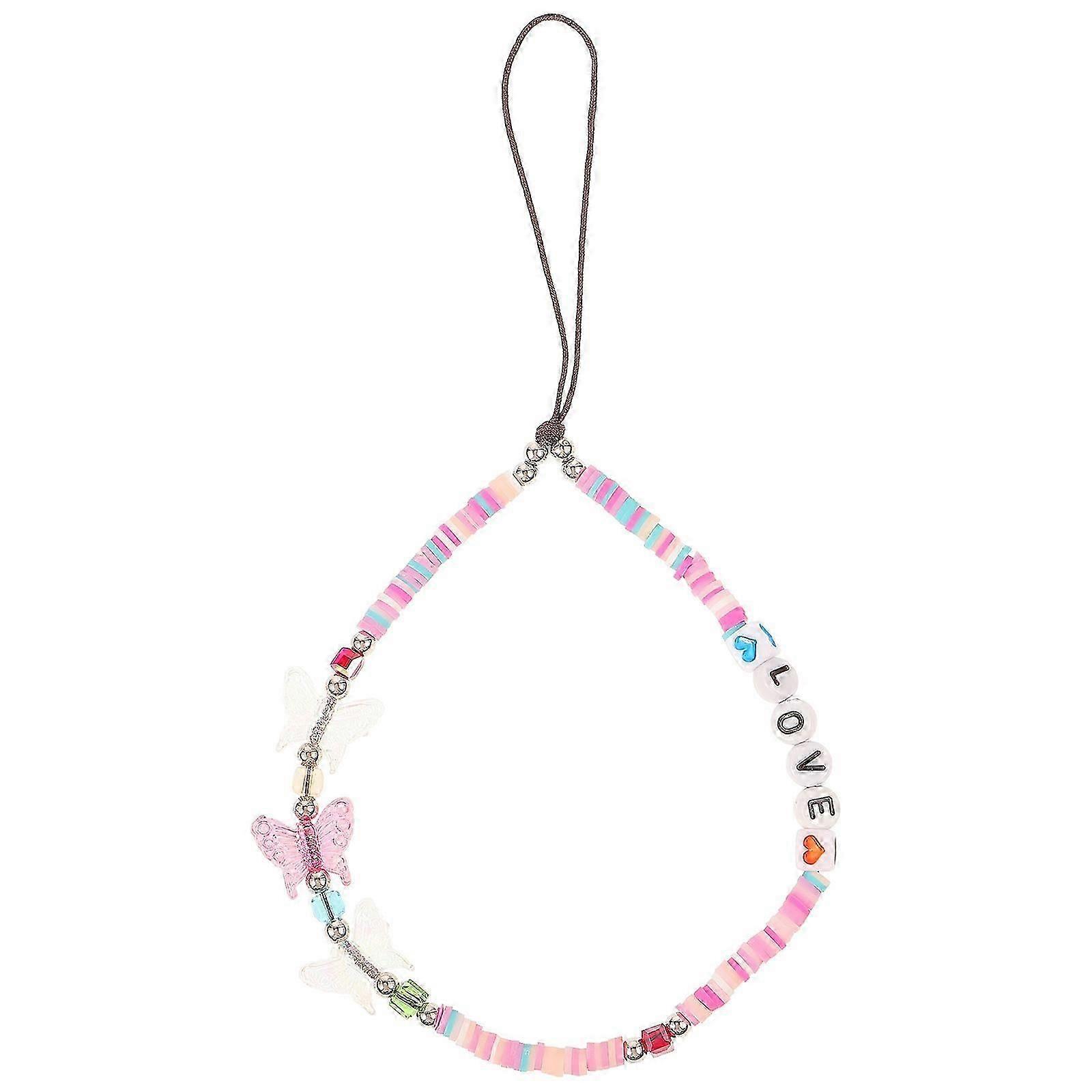 Bohemian Phone Chain Beaded Phone Chain Decorative Phone Charm Phone Lanyard Strap