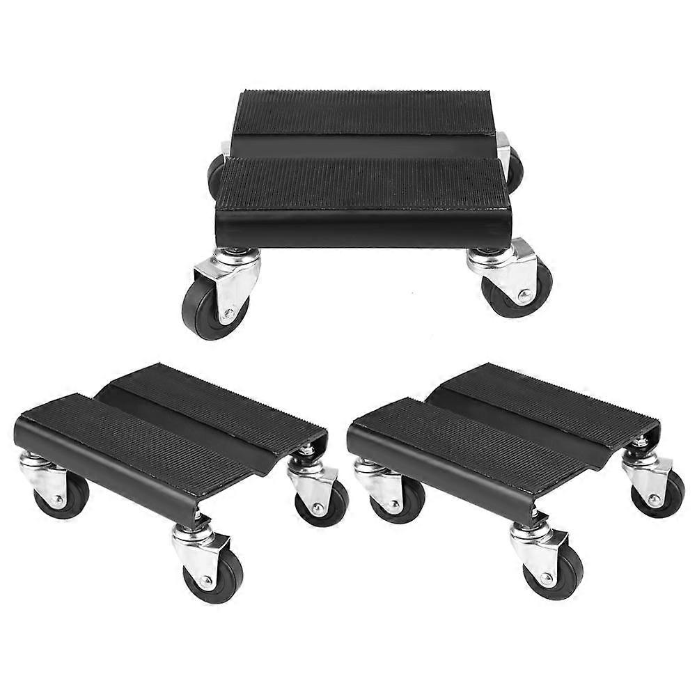 3Pcs Tire Car Dolly Auto Repair Snowmobile Moving Dollies Set 1500lbs Capcity