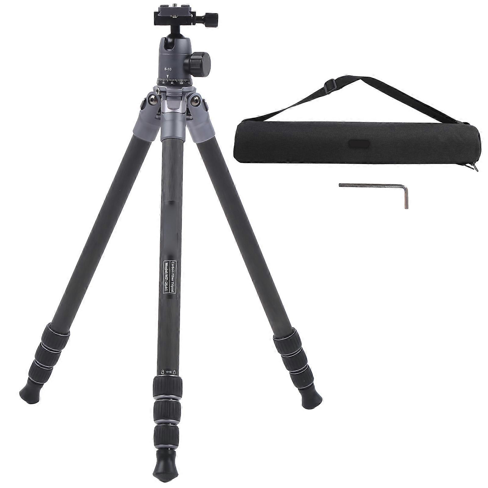 Manbily Travel Camera Tripod Multipurpose Carbon Fiber Stand Mount with Panoramic Ball Tripod Head