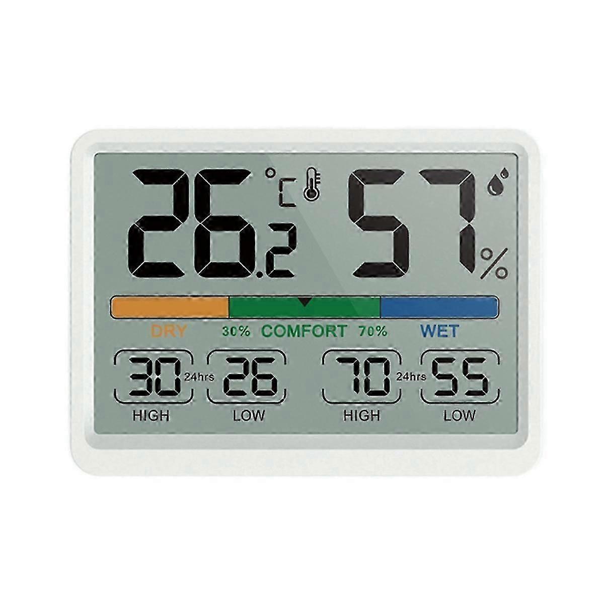 Thermometer & Hygrometer Indoor Household Electronic Temperature & Humidity Visual Measuring Instru