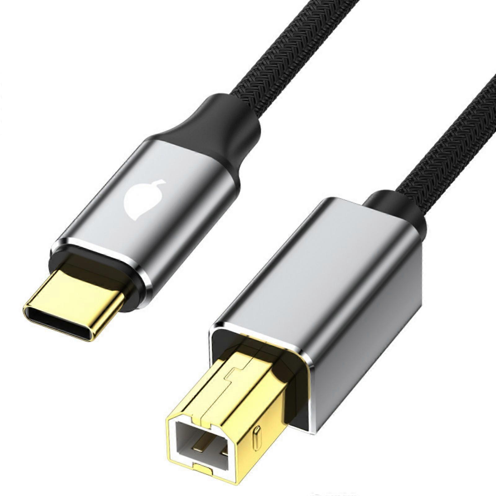 Fast Speed Type C Printer Cable USB C to USB B Controller Cable Printer Cord for Efficient Data Transfer