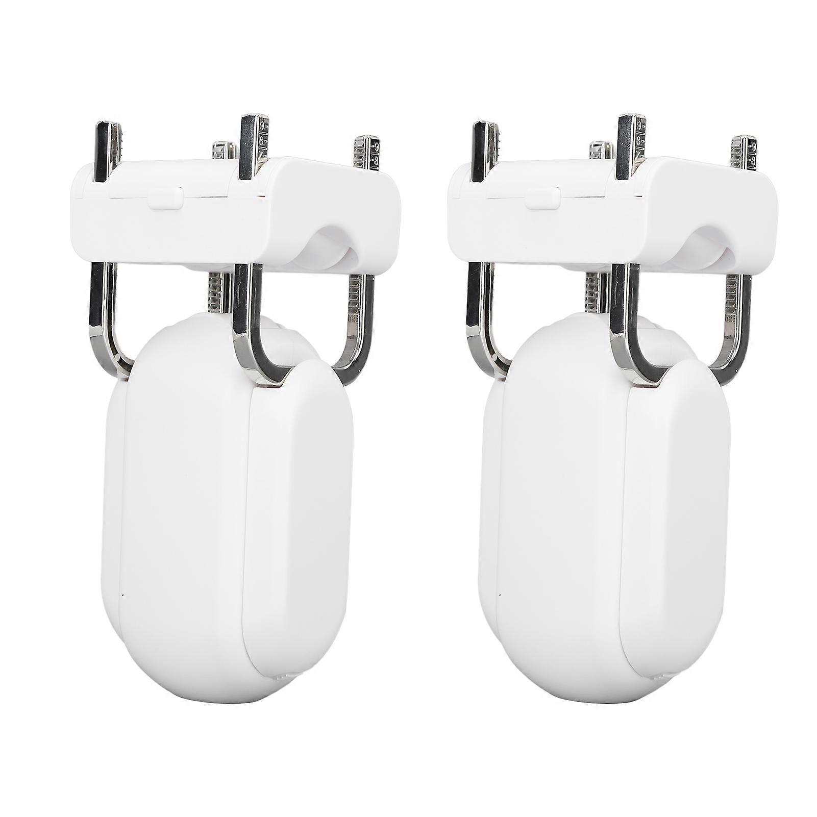 2Pcs Curtain Smart Electric Motor Wireless App Automate Timer Control Electric Curtain Rod Opener Compatible for Goggle Assistant